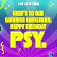 Post celebrating Psy’s birthday
