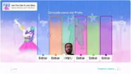 Just Dance 2020 coach selection screen (camera)