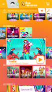 Familiar on the Just Dance Now menu (2017 update, phone)