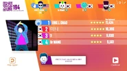 Just Dance Now scoring screen (2017 update)