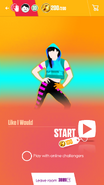 Just Dance Now coach selection screen (2017 update, phone)