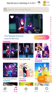 The Master Blaster on the Just Dance Now menu (2020 update, phone)