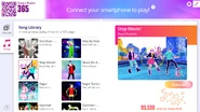 Stop Movin’ on the Just Dance Now menu (2020 update, computer)