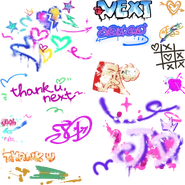 ThankUNext Graffiti 01 DDDO.png (850 KB) Background element 1 (Just Dance VR)