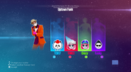 Just Dance 2016 coach selection screen (7th-gen)