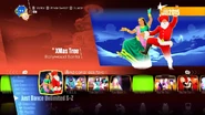 XMas Tree on the Just Dance 2018 menu