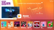 Maneater on the Just Dance Now menu (2017 update, computer)