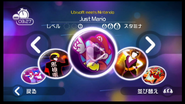 Just Mario on the Just Dance Wii menu (unlocked)