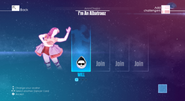 Just Dance 2016 coach selection screen (Classic, 7th-gen)