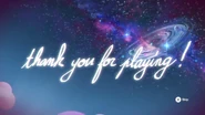 Ending allstars cutscene4.png (821 KB) "Thanks for Playing!" screen