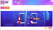Just Dance Now coach selection screen (2020 update, computer)
