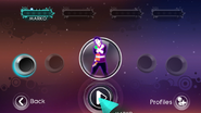 Just Dance 3 coach selection screen (Wii/PS3)