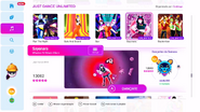 Sayonara on the Just Dance 2019 menu