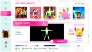 Sexy And I Know It on the Just Dance 2020 menu