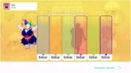 Just Dance 2020 coach selection screen