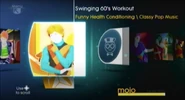 Swinging 60’s Workout on the Just Dance 4 menu (Wii/PS3/Wii U)