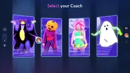 Just Dance 2023 Edition coach selection screen