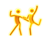 Fully golden pictograms (Itsy Bitsy Teenie Weenie Yellow Polka Dot Bikini)