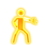 More saturated pictogram (Shinobi Cat)