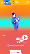 Just Dance Now coach selection screen (2017 update, phone)