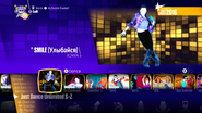 Smile on the Just Dance 2018 menu