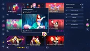 Under the Sea on the Just Dance 2023 Edition menu