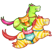 Sticker unlocked by dancing to Bassa Sababa three times