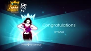 Just Dance 4 scoring screen