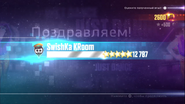 Just Dance 2016 scoring screen