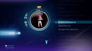 Barbra Streisand on the Just Dance 3 menu (Xbox 360)