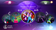 Boogie Wonderland on the Just Dance 3 menu (Wii/PS3)