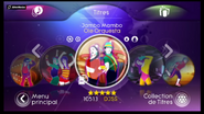 Jambo Mambo on the Just Dance 3 menu