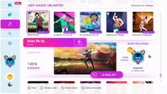 Wake Me Up on the Just Dance 2019 menu