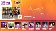 Gentleman on the Just Dance Now menu (2017 update, computer)