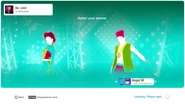 Just Dance 2019 coach selection screen