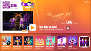 Tico-Tico no Fubá on the Just Dance Now menu (2017 update, computer)