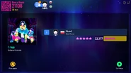 Just Dance Now scoring screen (2024 update)