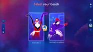 Just Dance 2024 Edition coach selection screen