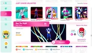 Run The Night on the Just Dance 2020 menu