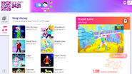 Stupid Love on the Just Dance Now menu (computer)