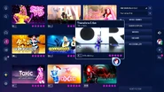 Therefore I Am on the Just Dance 2023 Edition menu