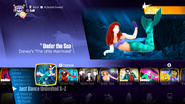 Under the Sea on the Just Dance 2018 menu