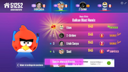 Just Dance Now scoring screen (outdated)