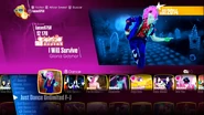 Iwillsurvive jd2018 menu.png (1.52 MB) I Will Survive on the Just Dance 2018 menu