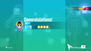 Just Dance 2020 scoring screen (Wii)