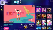 September (Disco Fitness Version) on the Just Dance Now menu (2024 update, computer)