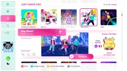 Stop Movin’ on the Just Dance 2020 menu (8th-gen)