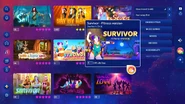 Survivoralt jd2024 menu.png (2.99 MB) Survivor (Fitness Version) on the Just Dance 2024 Edition menu