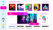 7 Rings on the Just Dance 2019 menu