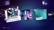 Beauty And A Beat on the Just Dance 2014 menu
